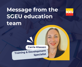 Happy New Year from the SGEU education team